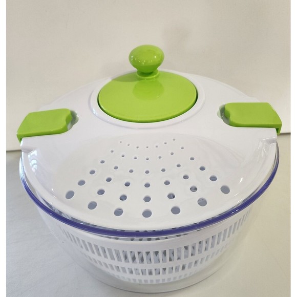3 in 1 Manual Salad Spinner - Colander and Serving Bowl 3pcs  4.2‎ Quart - Picture 12 of 13